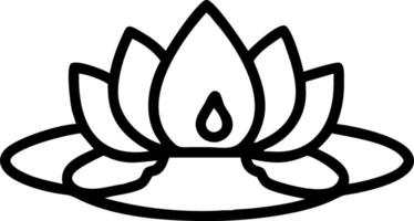 Loy Krathong Floating on Water vector