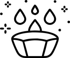 Loy Krathong with Floating Fireflies vector