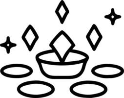 Loy Krathong with Floating Gems vector