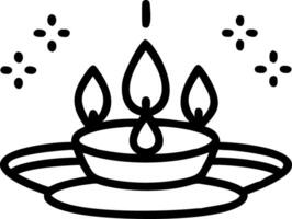 Loy Krathong with Glowing Fireflies on a Glossy Lake vector