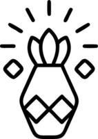 Loy Krathong with Glowing Gems vector