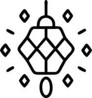 Loy Krathong with Glowing Gems vector