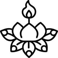 Loy Krathong with Glowing Leaves and Flowers vector