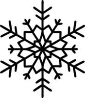 Macro of Floating Holographic Snowflake vector