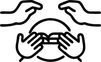 Mindful eating lunch break vector