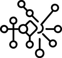 Networking web of voters vector