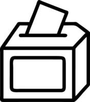 Plain background with transparent ballot vector