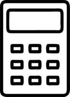 Plain Calculator with Copy Space vector
