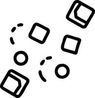 Plain backdrop with floating policy icons vector
