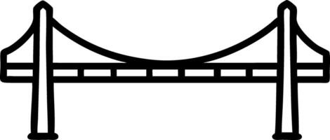 Plain Bridge with Copy Space vector