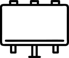 Plain Billboard Mockup vector