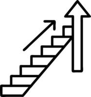 Plain Staircase with Copy Space vector