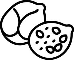 Pomegranate Seed Texture vector