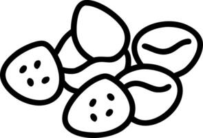 Pomegranate Seeds Texture vector