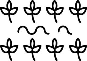 Red Ribbon Trees vector