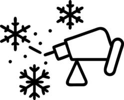 Santas Advanced Snow Machine vector