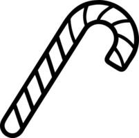 Santas Floating Candy Cane vector