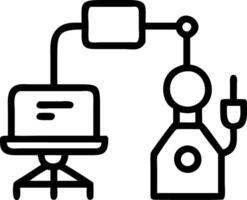 Santas High Tech Workshop vector
