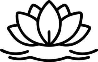 Serene white lotus in bokeh pond vector