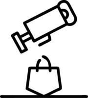 Shopping Bag Floating Upwards vector