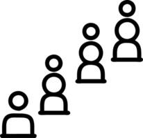 Soaring voter demographics chart vector