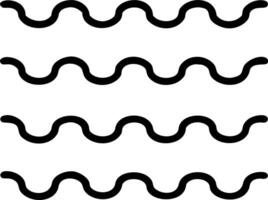 White ripple outline tiles vector
