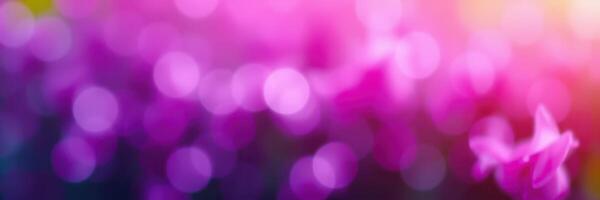 Colorful bokeh effect with shades of purple and pink creating a dreamy atmosphere for celebrations or artistic backgrounds photo
