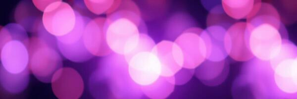 Colorful bokeh lights create a dreamy atmosphere at a party during the evening photo