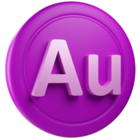 auditon icon. graphic design 3d icon illustration. 3d design style. 3d rendering png