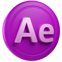 after effect 3d. graphic design 3d icon illustration. 3d design style. 3d rendering png