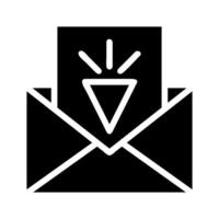 Invitation letter icon. Concept of receiving important message or notification. vector