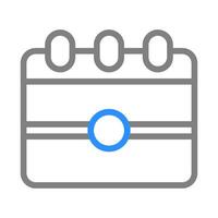 Calendar icon, schedule and event planner concept, simple design. vector