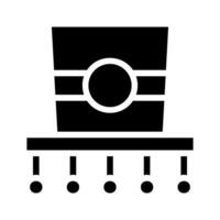 Magic hat icon. Concept of performance, illusion, and entertainment. vector