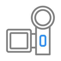 camera icon. Concept of recording, filming, and videography. vector