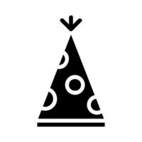 Party hat icon. Concept of celebration, birthday, and anniversary. vector