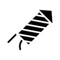 Firework rocket icon. Concept of celebration, party, and fun. vector