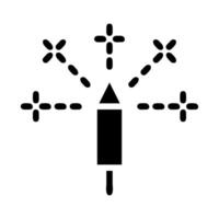 Firework rocket icon. Concept of celebration, party, and event. vector