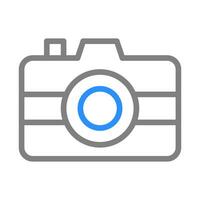 Camera icon, photography concept, simple line design for web or app. vector