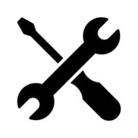 Setting icon for web, computer and mobile app vector