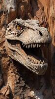 Fierce Dinosaur Skull Fossil photo