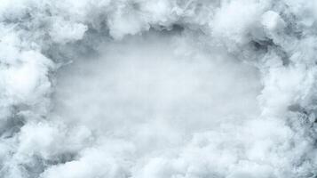 Ethereal cloud background with copy space photo
