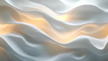 Softly illuminated 3D surface, flowing light and shadow interplay. Light shadow 3d pattern photo