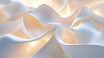 Gradient relief with seamless light transitions, serene and modern composition. Light shadow 3d pattern photo
