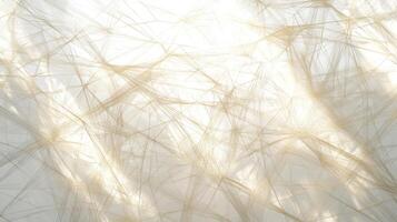Crisscrossing 3D threads casting intricate web patterns, abstract and delicate. Light shadow 3d pattern photo