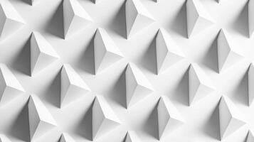 Shadowed pyramid rows creating depth and texture, bold and abstract design. Light shadow 3d pattern photo