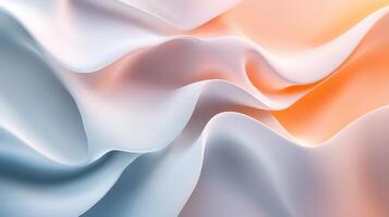 Elegant 3D surface with gradient shadows, soft and dynamic flow. Light shadow 3d pattern photo