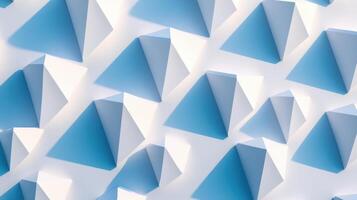 Repeating pyramid pattern with dynamic light and shadow interplay. Light shadow 3d pattern photo