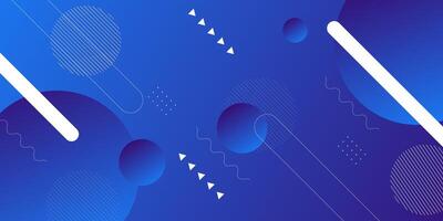 Abstract blue geometric background. Dynamic shape composition. Eps10 vector