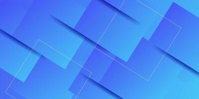 Abstract blue rectangle background and simple lines with overlapping shadows. Colorful blue design with simple patterns. Simple and modern concept. Eps10 vector