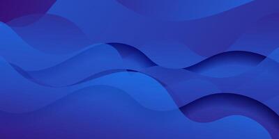 Minimal bright colored abstract background with blue wave design for banner cover, book flyer and other graphic design elements. Eps10 vector